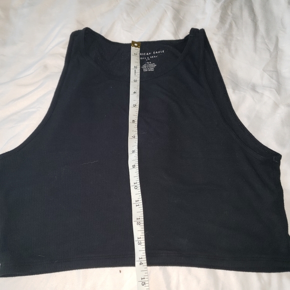 American Eagle Soft and Sexy Sport top  crop top Large Black - Picture 4 of 7